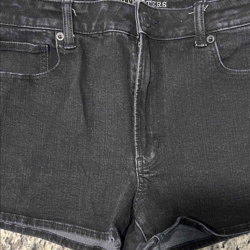 American Eagle Outfitters Black Jean Shorts
